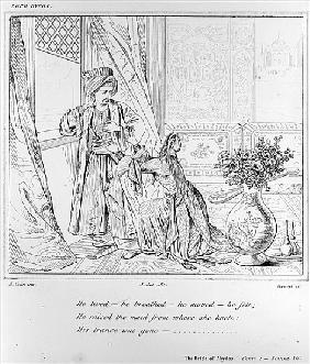 Scene from The Bride of Abydos by Lord Byron