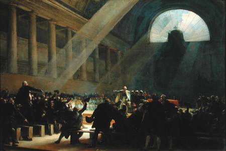 Mirabeau Answering Dreux-Breze, at a National Assembly Meeting, 23rd June 1789 a Alexandre Evariste Fragonard