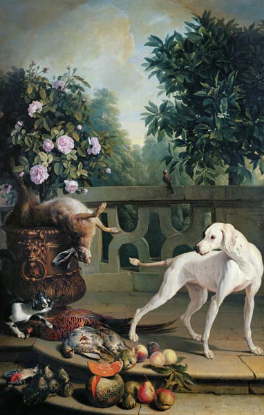 Animals, flowers and fruits a Alexandre-François Desportes