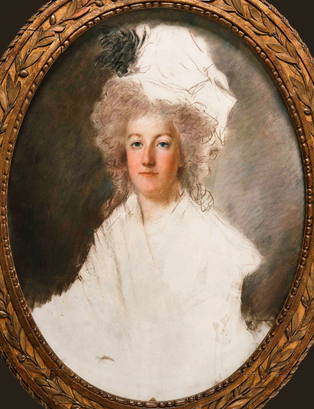 Unfinished portrait of Marie-Antoinette (1774-92) 1770-1819 a Alexandre Kucharski
