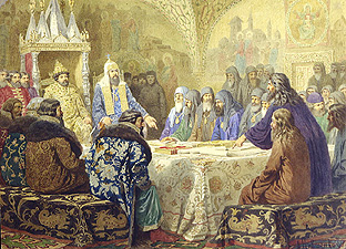 Beginn der russischen Kirchen-Dissidenz 1634 a Alexej Danilovich Kivschenko