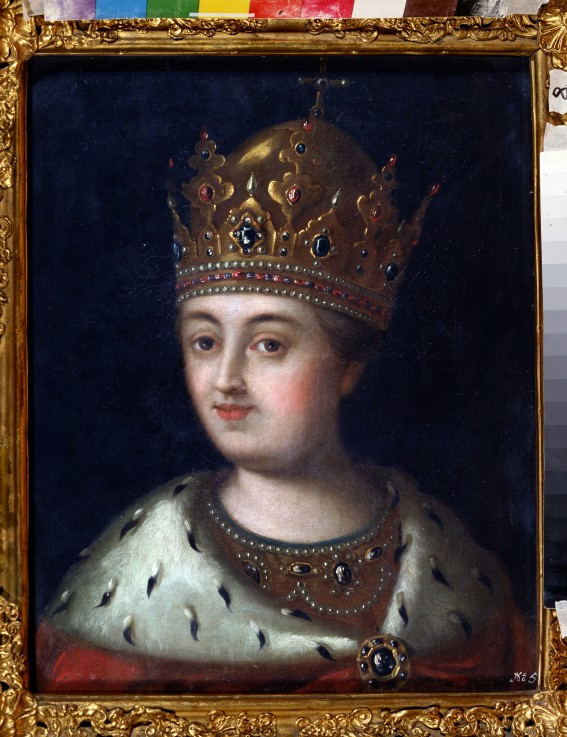 Portrait of the regent Sophia Alekseyevna (1657-1704) a Alexej Petrowitsch Antropow