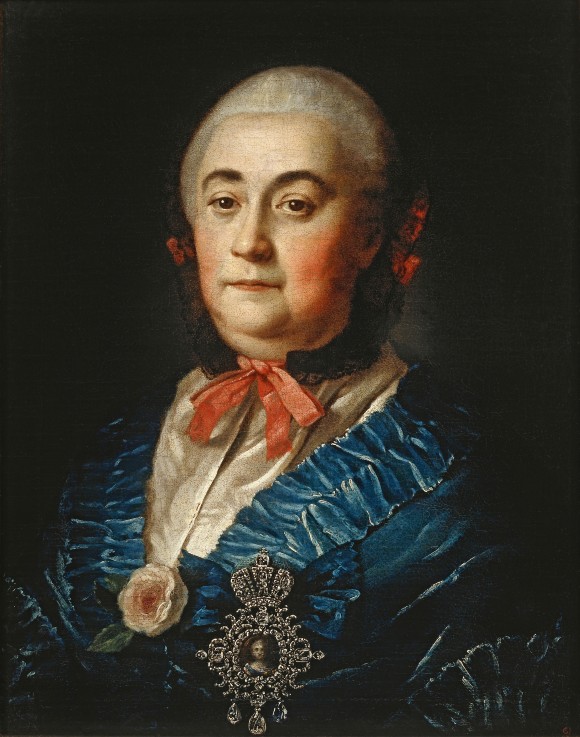 Portrait of Anastasia Izmaylova (1703-1761) a Alexej Petrowitsch Antropow