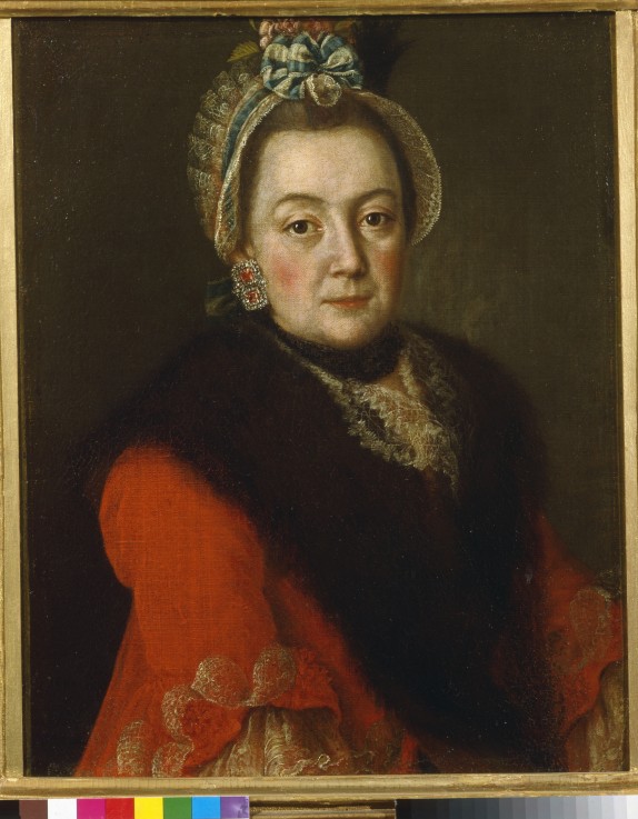 Portrait of Anna Ivanovna Kolycheva a Alexej Petrowitsch Antropow