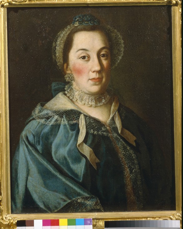 Portrait of Countess Yelizaveta Franzevna Buturliina a Alexej Petrowitsch Antropow