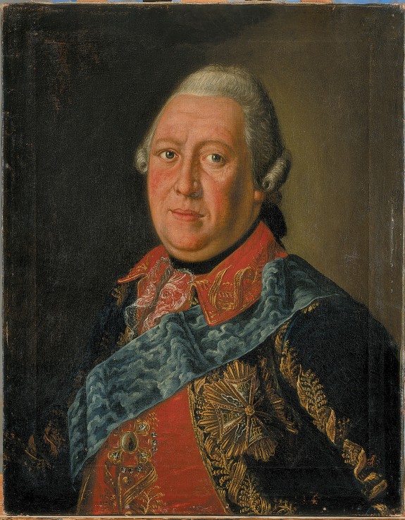 Portrait of Count Ivan Simonovich Gendrikov (1719-1782) a Alexej Petrowitsch Antropow