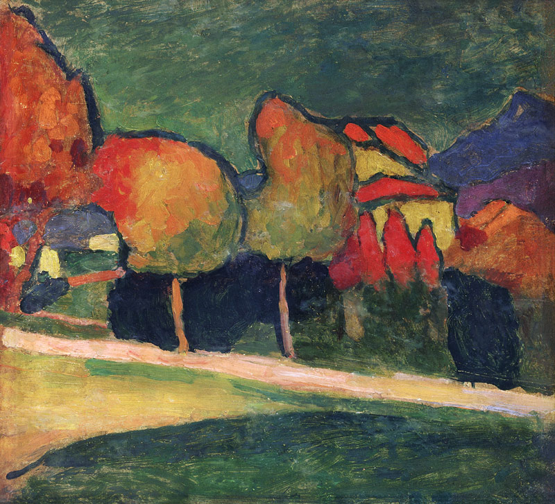 Landscape. Murnau a Alexej von Jawlensky