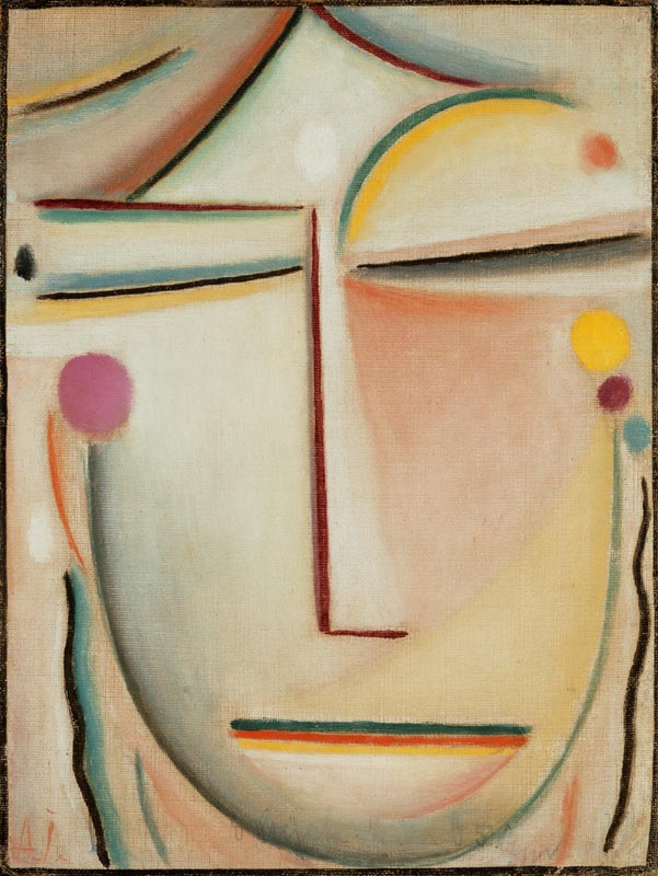 Tomorrow light (abstract head) a Alexej von Jawlensky