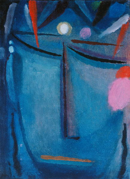 Crown of thorns a Alexej von Jawlensky