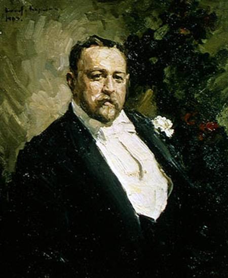 Portrait of Ivan Morosov (1871-1921) a Alexejew. Konstantin Korovin