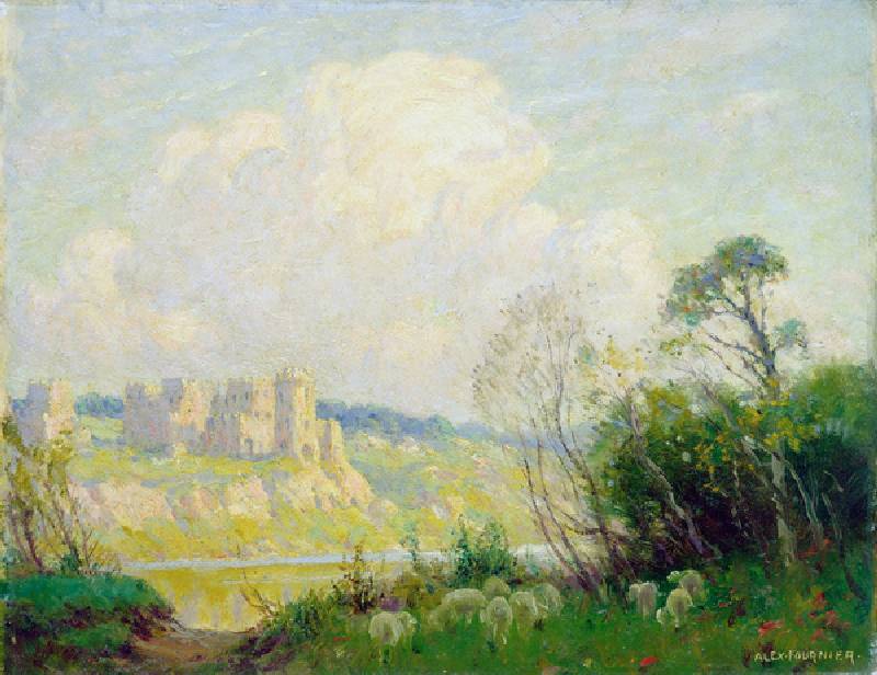 Ruins in Old Normandy, c.1905 (oil on canvas) a Alexis Jean Fournier