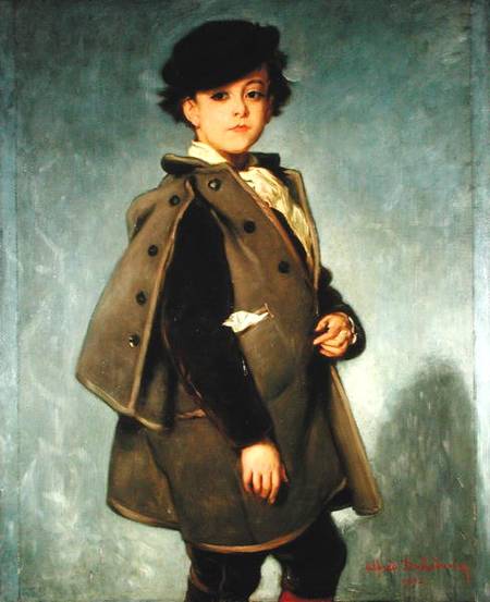 Edmond Dehodencq (1860-87) wearing an Inverness cape a Alfred Dehodencq