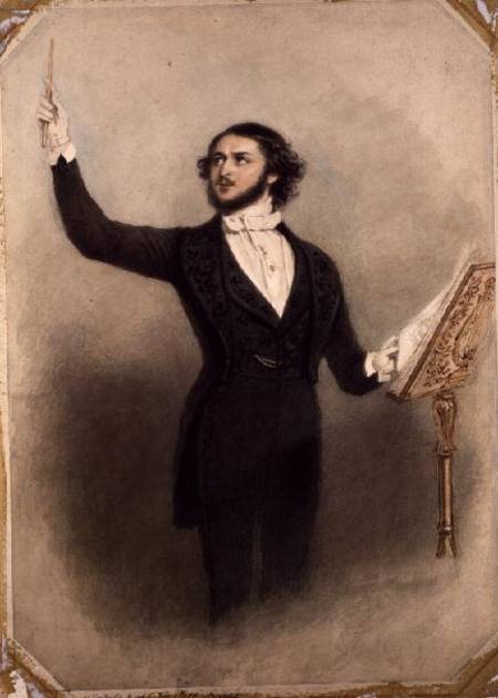 Louis Antoine Jullien (1812-60) a Alfred-Edward Chalon