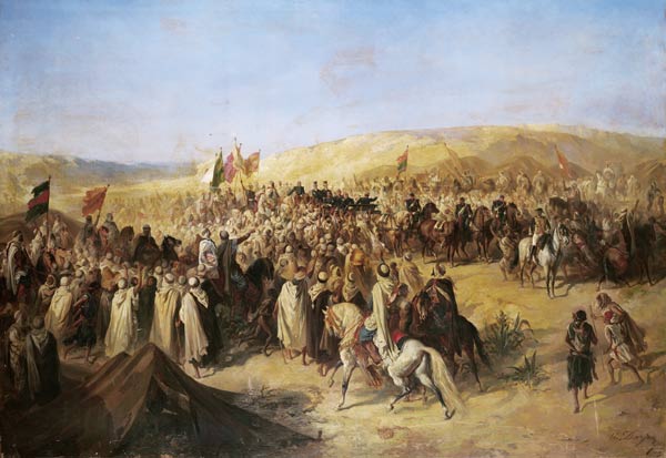 Napoleon III (1808-73) in Algeria a Alfred Henri Darjou