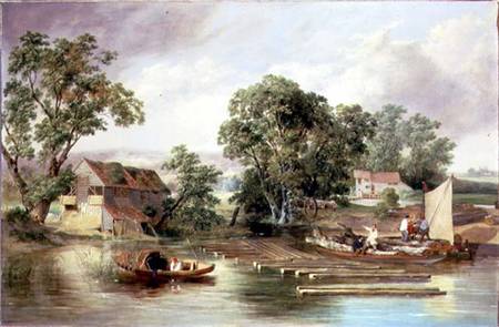 Taverham Paper Mill, Norfolk a Alfred Priest