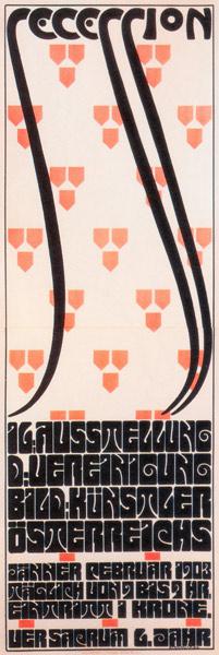 Poster for the Vienna Secession Exhibition