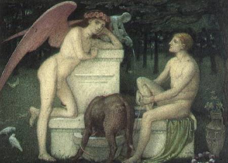Eros and Ganymede a Alfred Sacheverell Coke