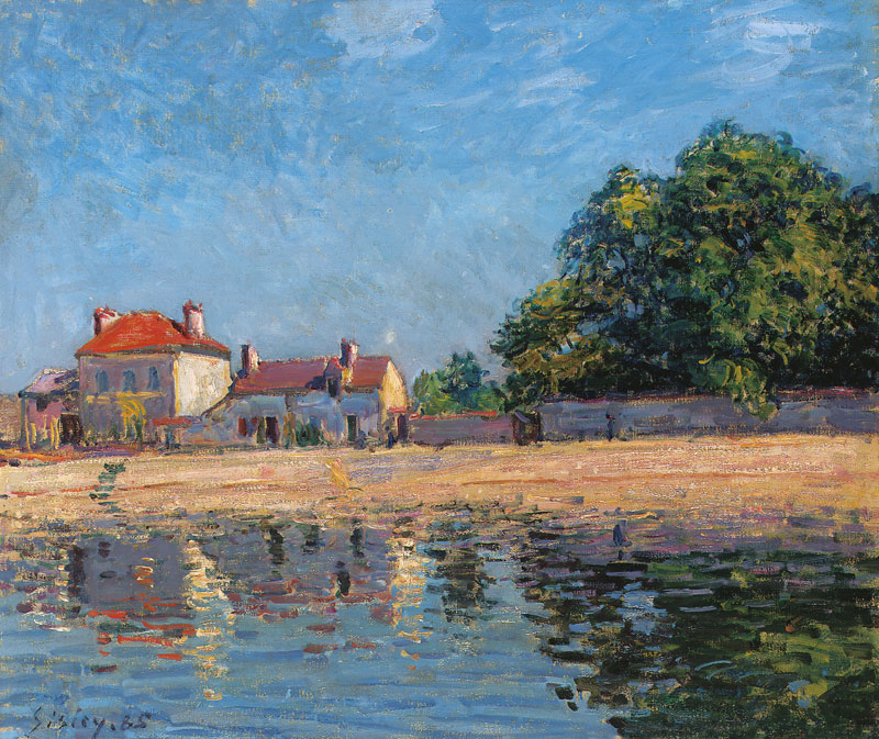 Am Ufer des Loing, Saint-Mammes a Alfred Sisley