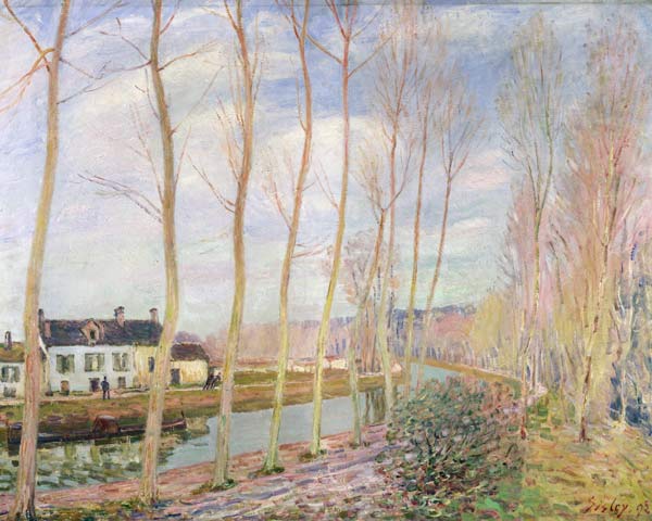 Canal du Loing a Alfred Sisley