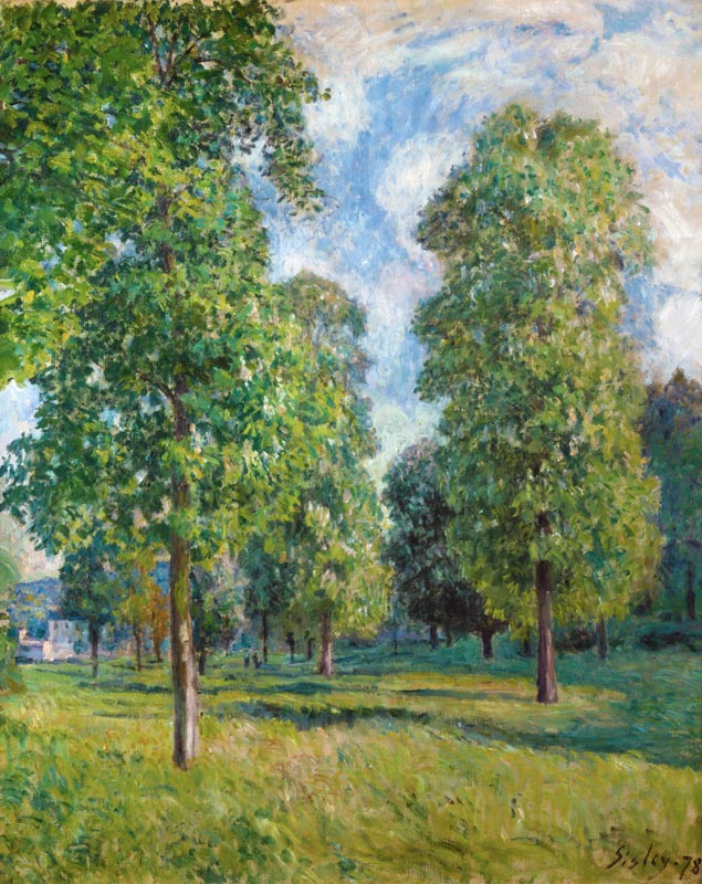 Landscape at Sevres a Alfred Sisley
