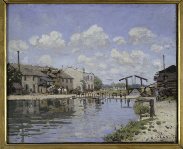 A.Sisley / Saint-Martin Canal / 1872 a Alfred Sisley