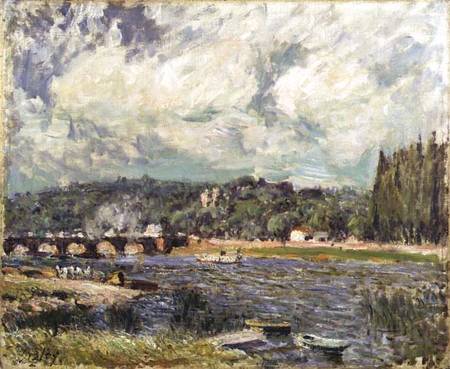 The Bridge at Sevres a Alfred Sisley