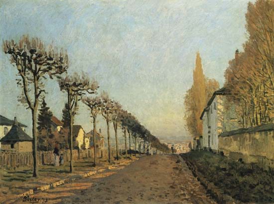 Chemin de of La Machine (or: La route you chemin de Sèvres) a Alfred Sisley