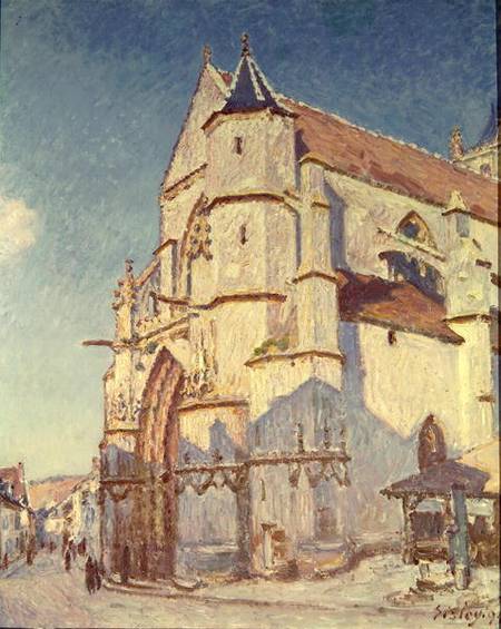 The Church at Moret a Alfred Sisley