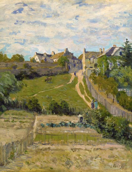 The Climbing Path a Alfred Sisley