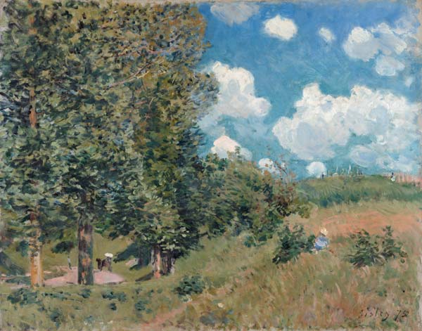 The Road from Versailles to Saint-Germain a Alfred Sisley