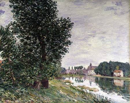 Moret-sur-Loing a Alfred Sisley