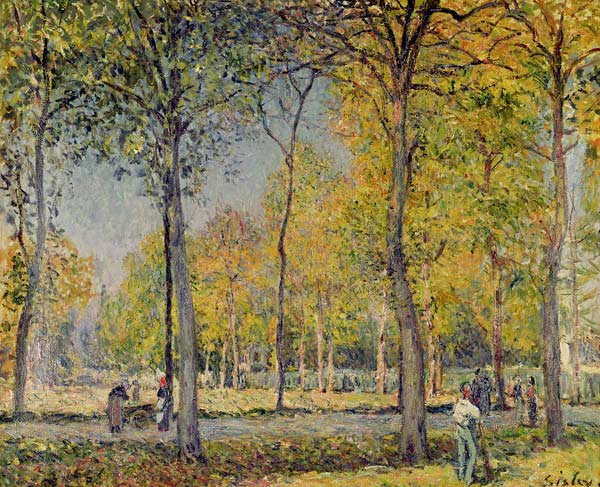 The Bois de Boulogne a Alfred Sisley