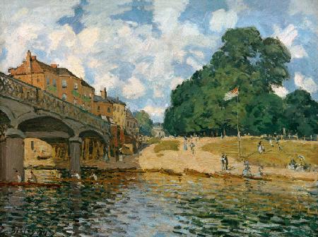 Sisley /Bridge near Hampton Court /1874