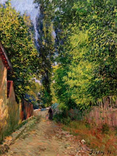 A.Sisley, Umgebung von Louveciennes a Alfred Sisley