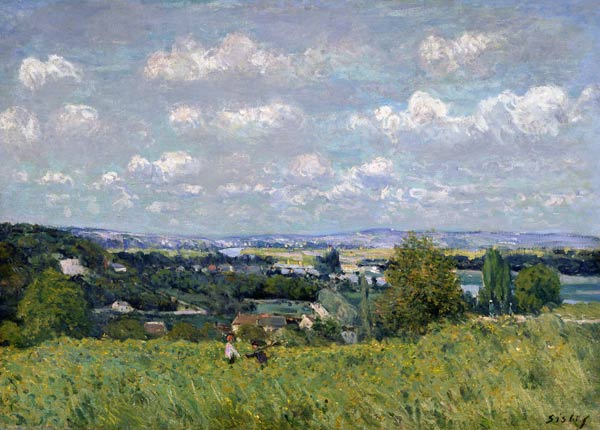 The Valley of the Seine at Saint-Cloud, 1875 (oil on canvas) a Alfred Sisley