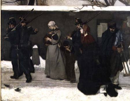 What is Called Vagrancy or, The Hunters of Vincennes a Alfred Stevens