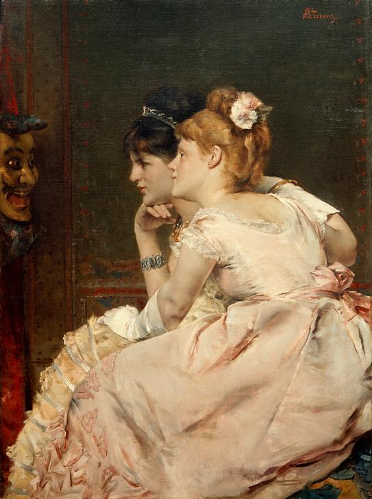 The Japanese Mask a Alfred Stevens