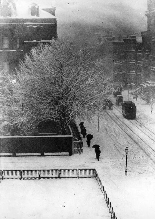 Straßenbild im Winter a Alfred Stieglitz