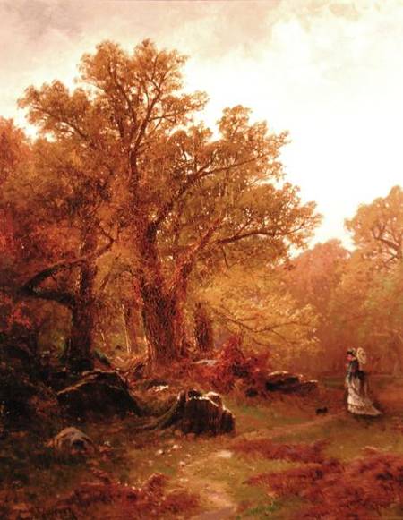 Autumn Stroll a Alfred Thompson Bricher