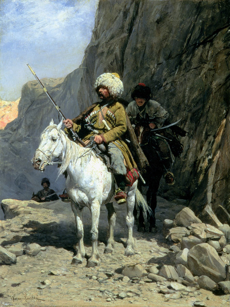 Circassians Patrol a Alfred von Wierusz-Kowalski