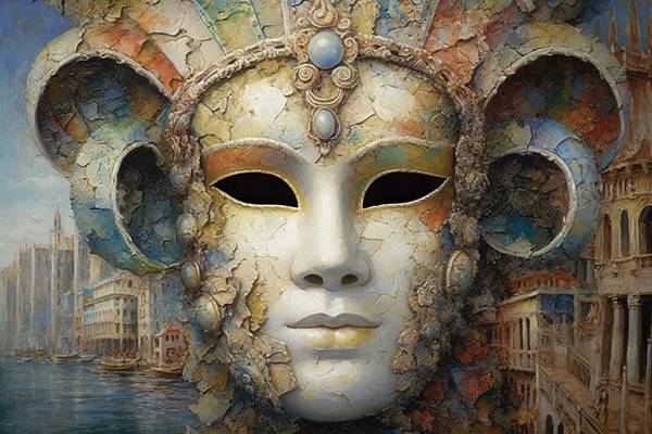 Venetiaans masker a Alida Jorissen