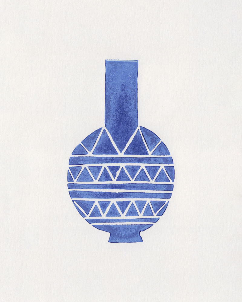Linocut Vase #8 a Alisa Galitsyna