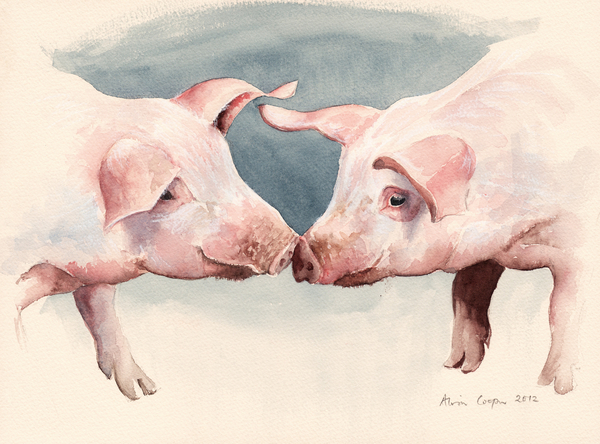 Two Little Piggies a Alison  Cooper