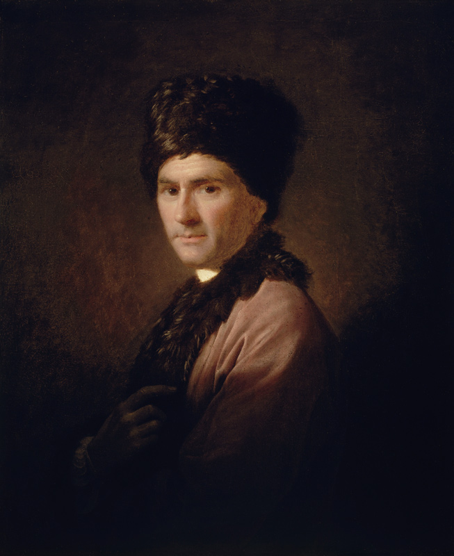 Portrait of Jean-Jacques Rousseau (1712-1778) a Allan Ramsay