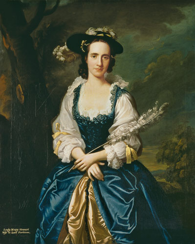 Portrait of Lady Mary Stewart (1720-51) Wife of Kenneth Mackenzie, Lord Fortrose a Allan Ramsay