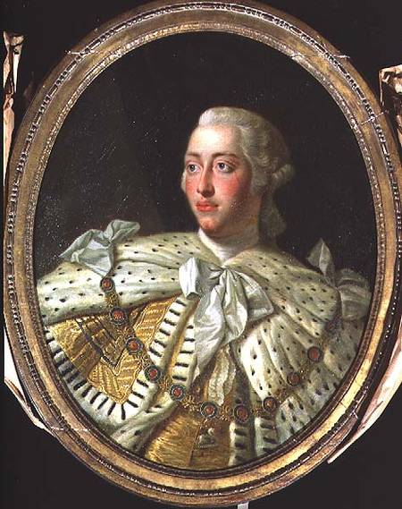 Portrait of King George III (1738-1820) a Allan Ramsay