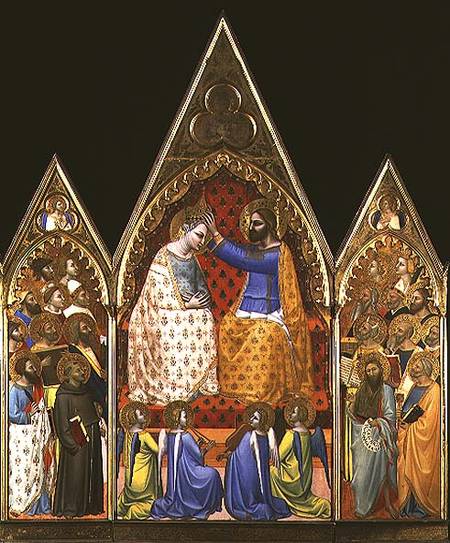 Coronation of the Virgin a Allegretto Nuzi