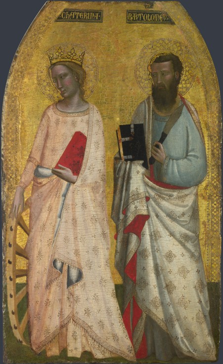Saints Catherine and Bartholomew a Allegretto Nuzi