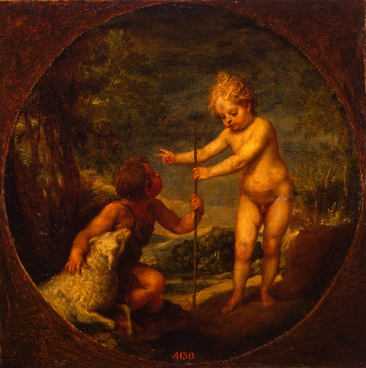 Christ and John the Baptist as Children a Alonso Cano