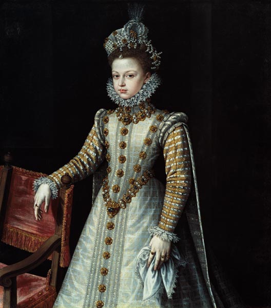 The infanta Isabella Clara Eugenia a Alonso Sánchez-Coello